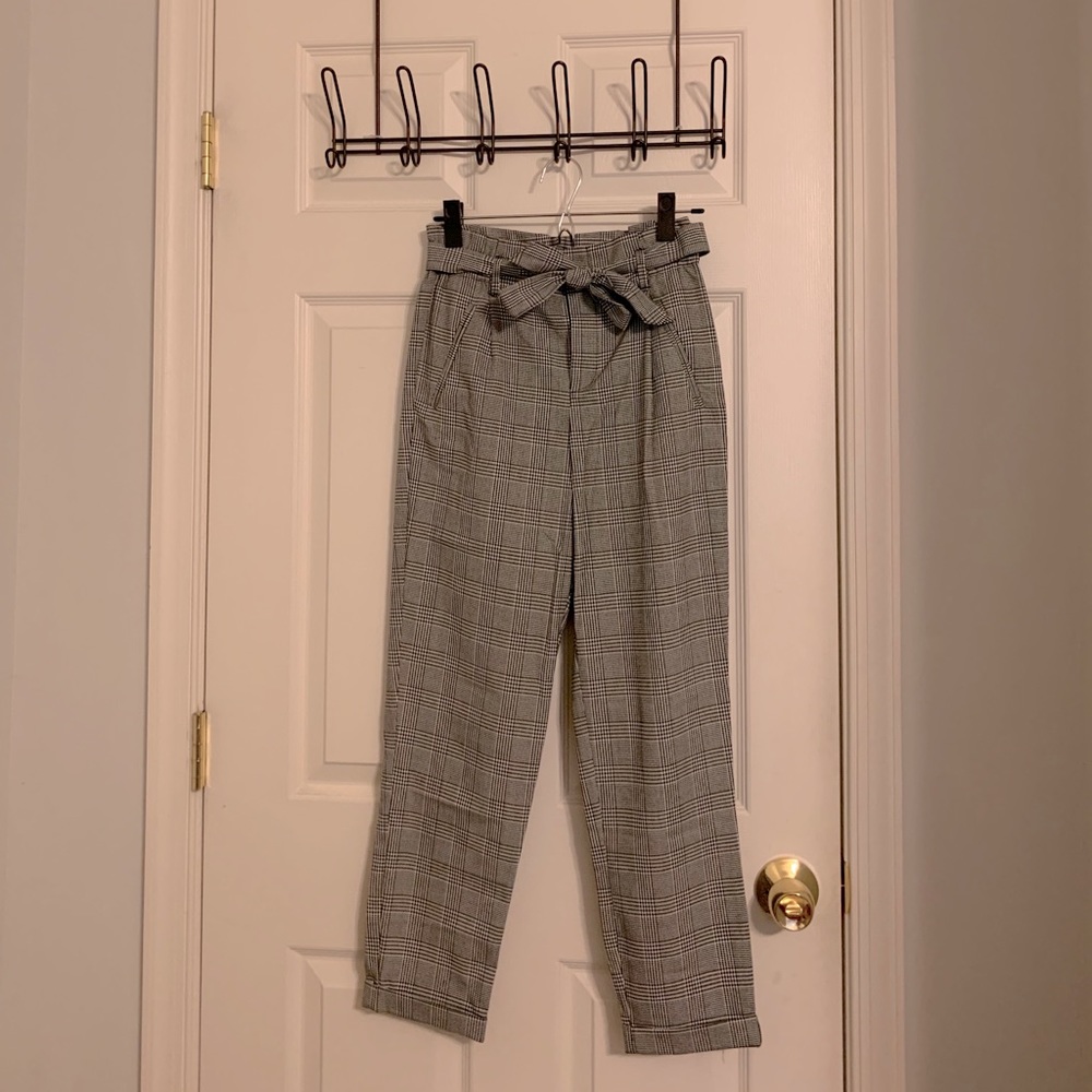 Zara plaid pants